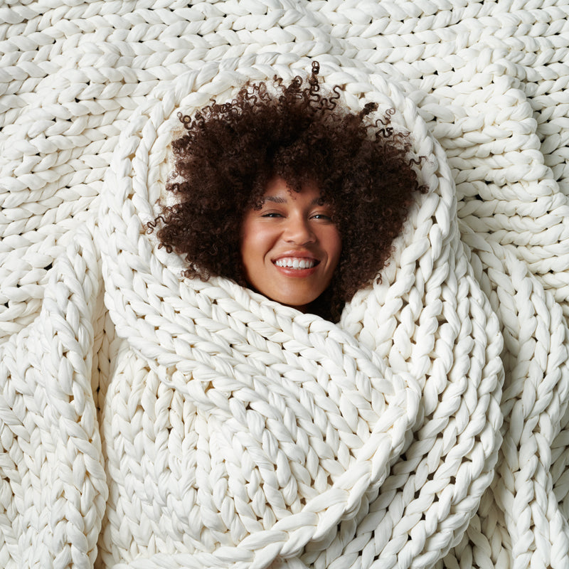 best canadian knitted weighted blanket